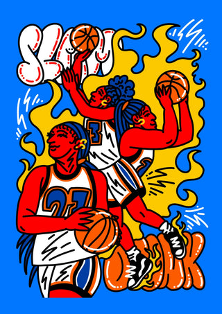 Queen of the Court print