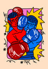 Muay Thai Clinch print
