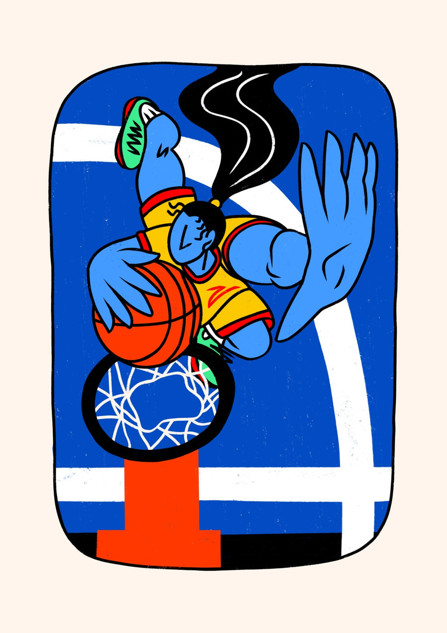 Olympics, Basketball - Print Only frame