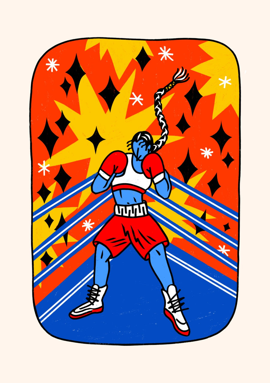 Olympics, Boxing - Print Only frame