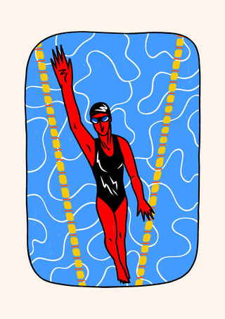 Olympics, Swimming II print