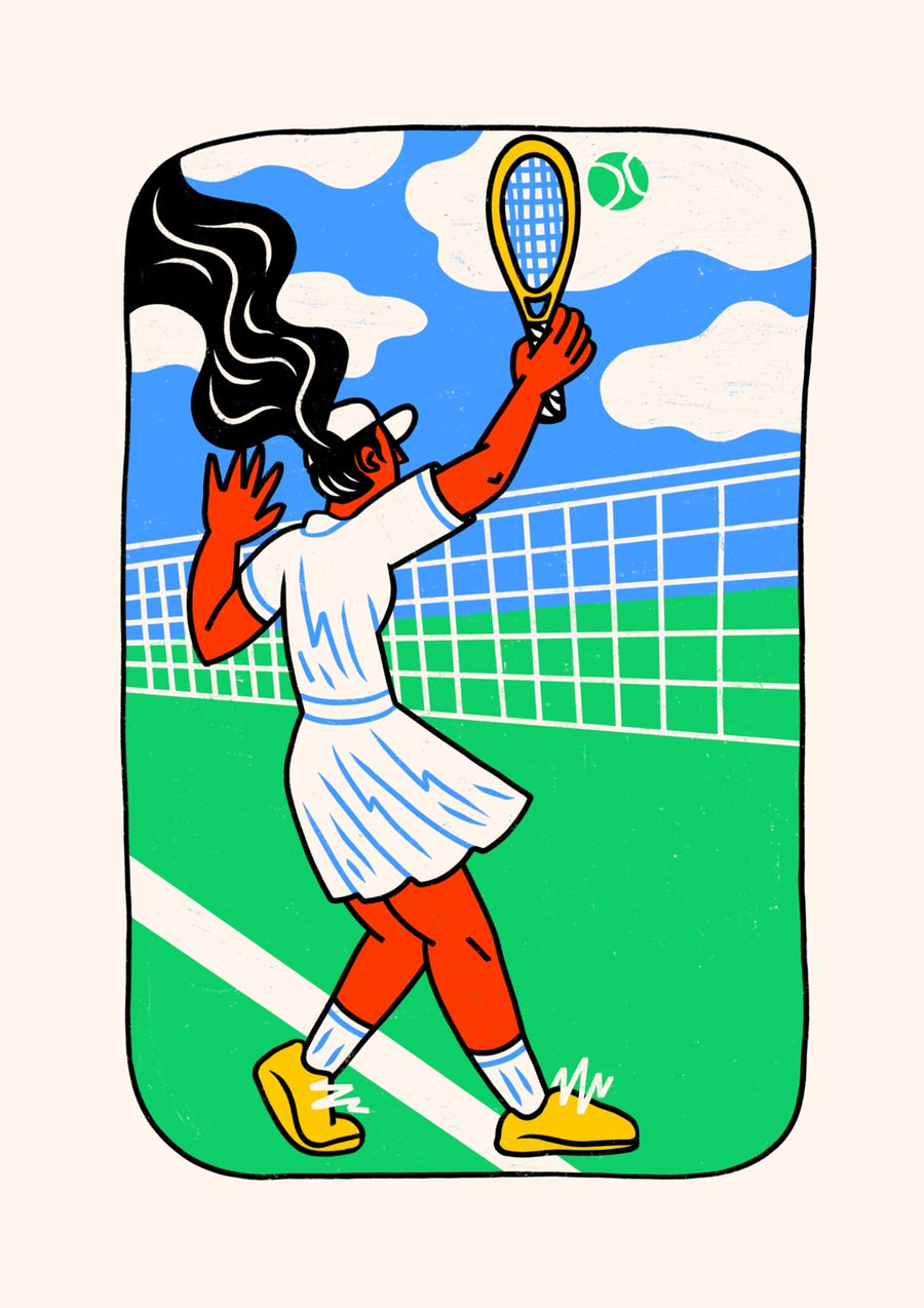 Olympics, Tennis - Print Only frame