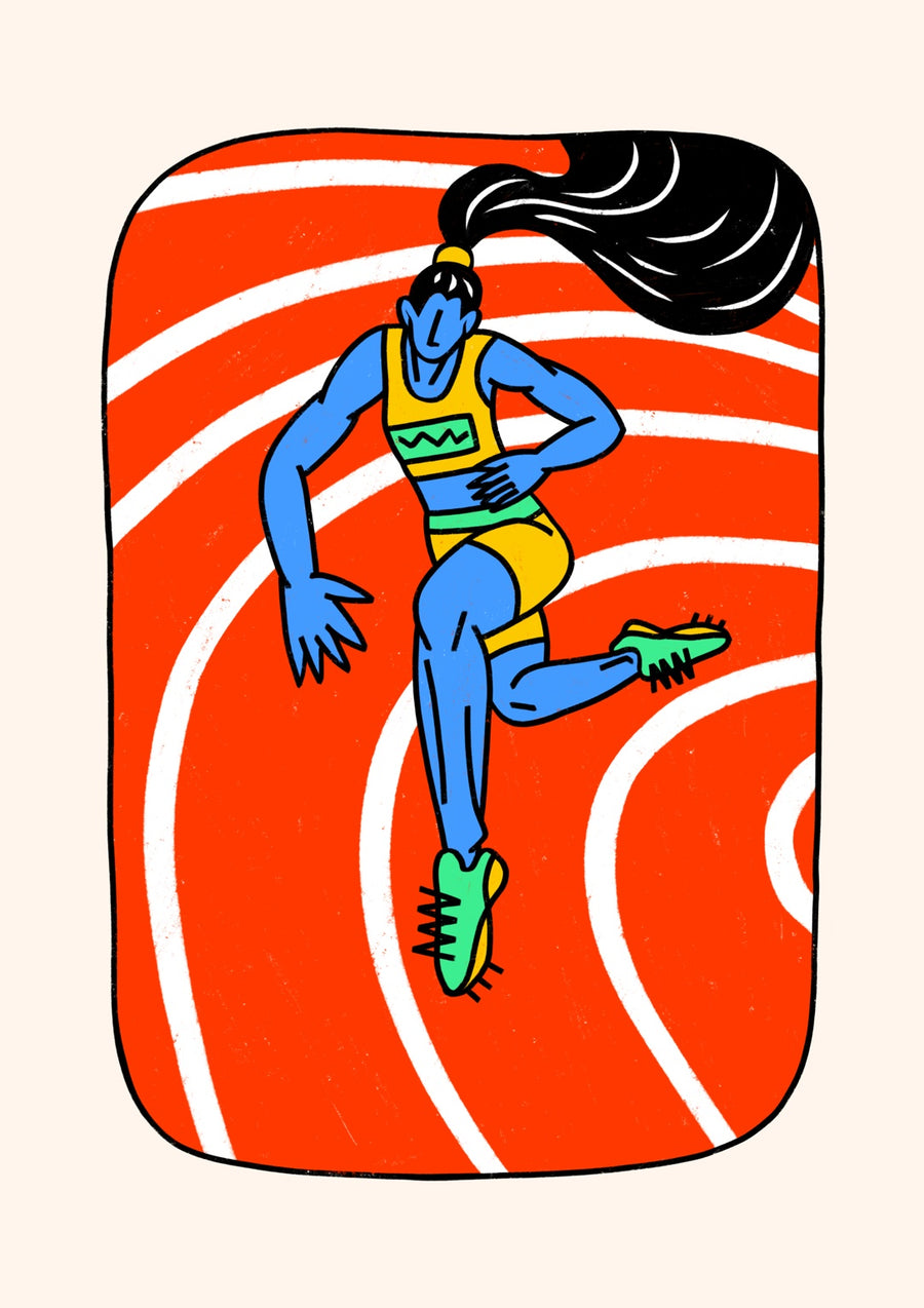 Olympics, Track and Field - Print Only frame