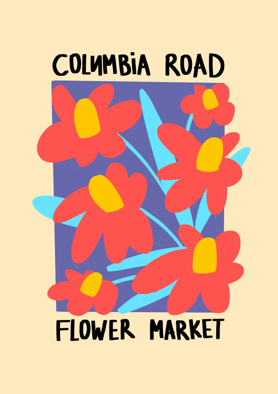 Columbia Road Flower Market - Print Only frame
