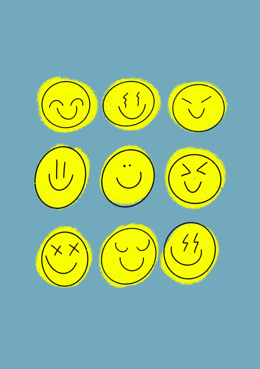 Smileys - Print Only frame