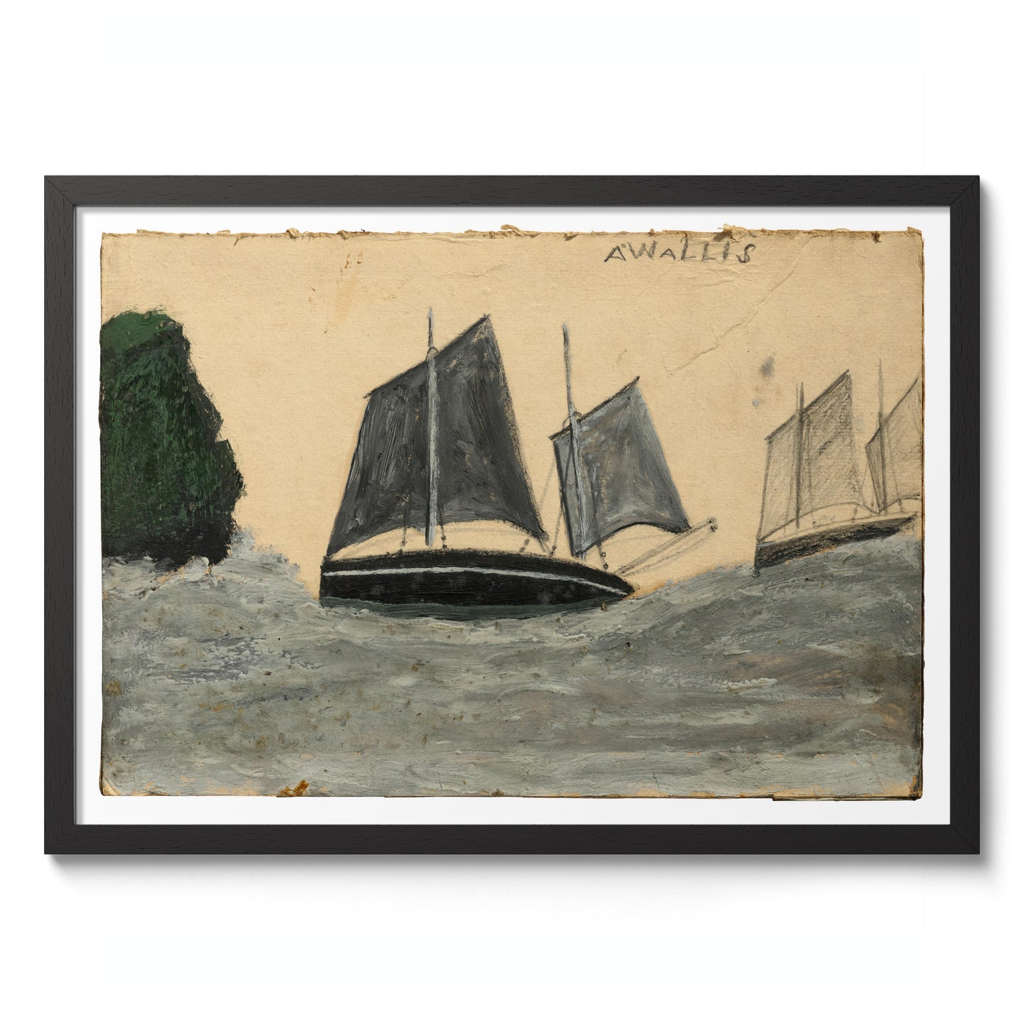 Deux lougreurs près d'une tête de pont