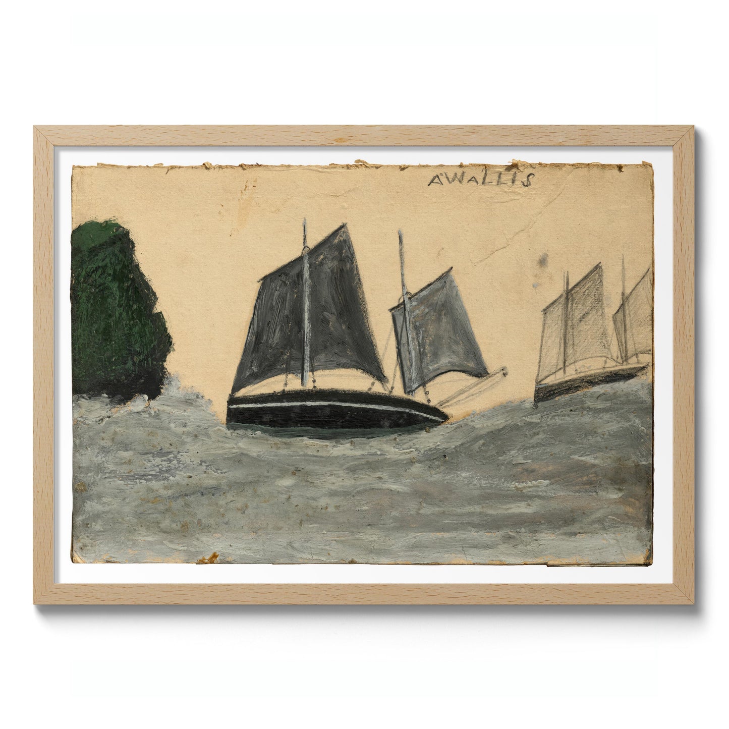 Deux lougreurs près d'une tête de pont