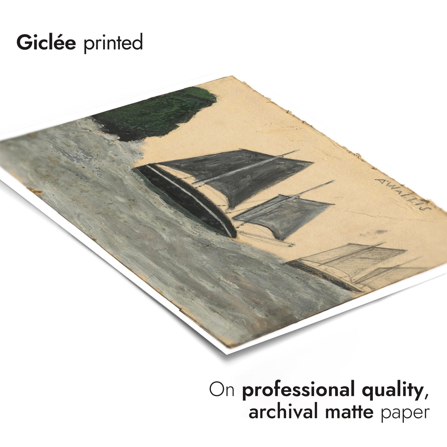 Deux lougreurs près d'une tête de pont