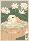 Kaninchen-Badzeit print