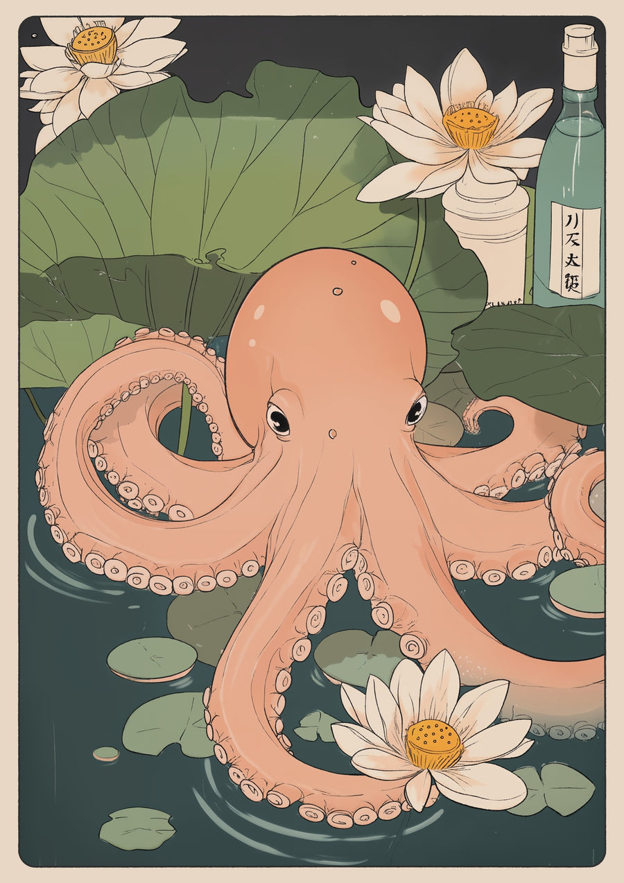 Octopus - Print Only frame
