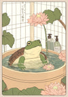 Tortoise Bathtime print