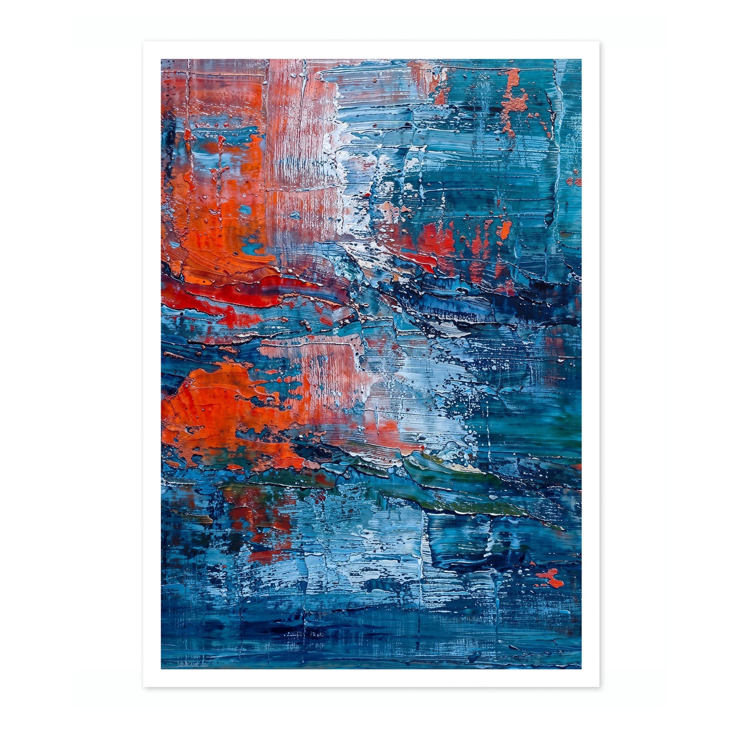 Warm & Cold Impasto, Portrait III