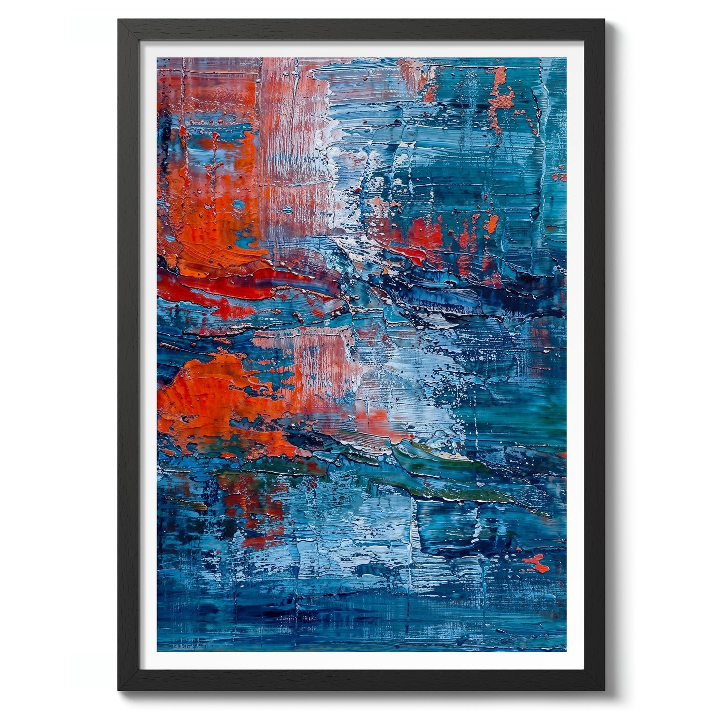 Warm & Cold Impasto, Portrait III