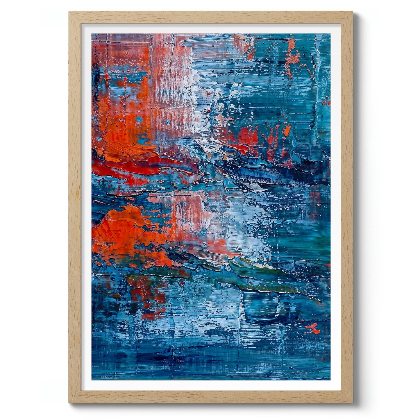 Warm & Cold Impasto, Portrait III