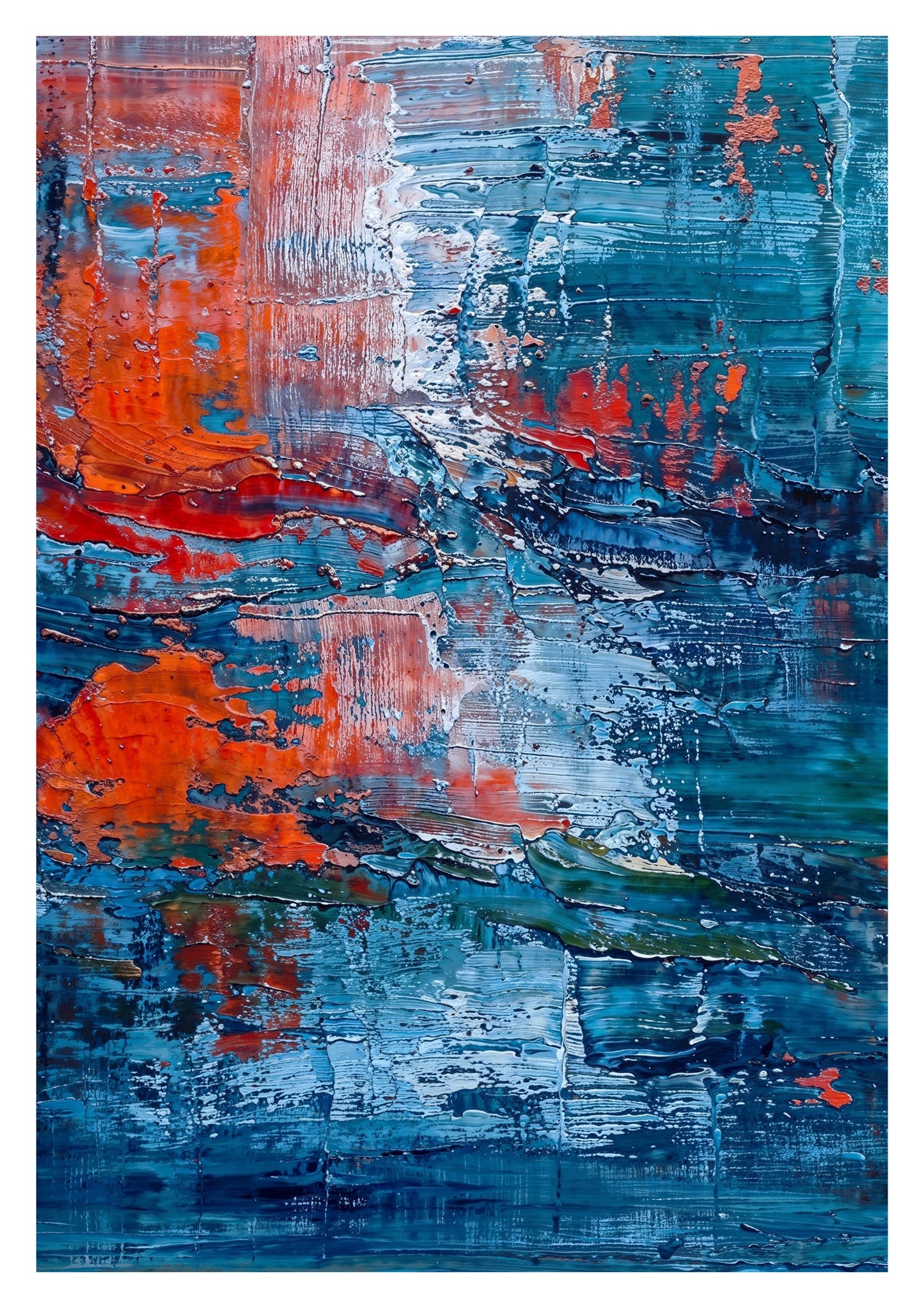 Warm & Cold Impasto, Portrait III