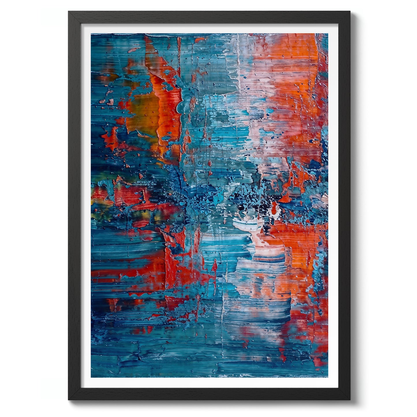 Warm & Cold Impasto, Portrait I