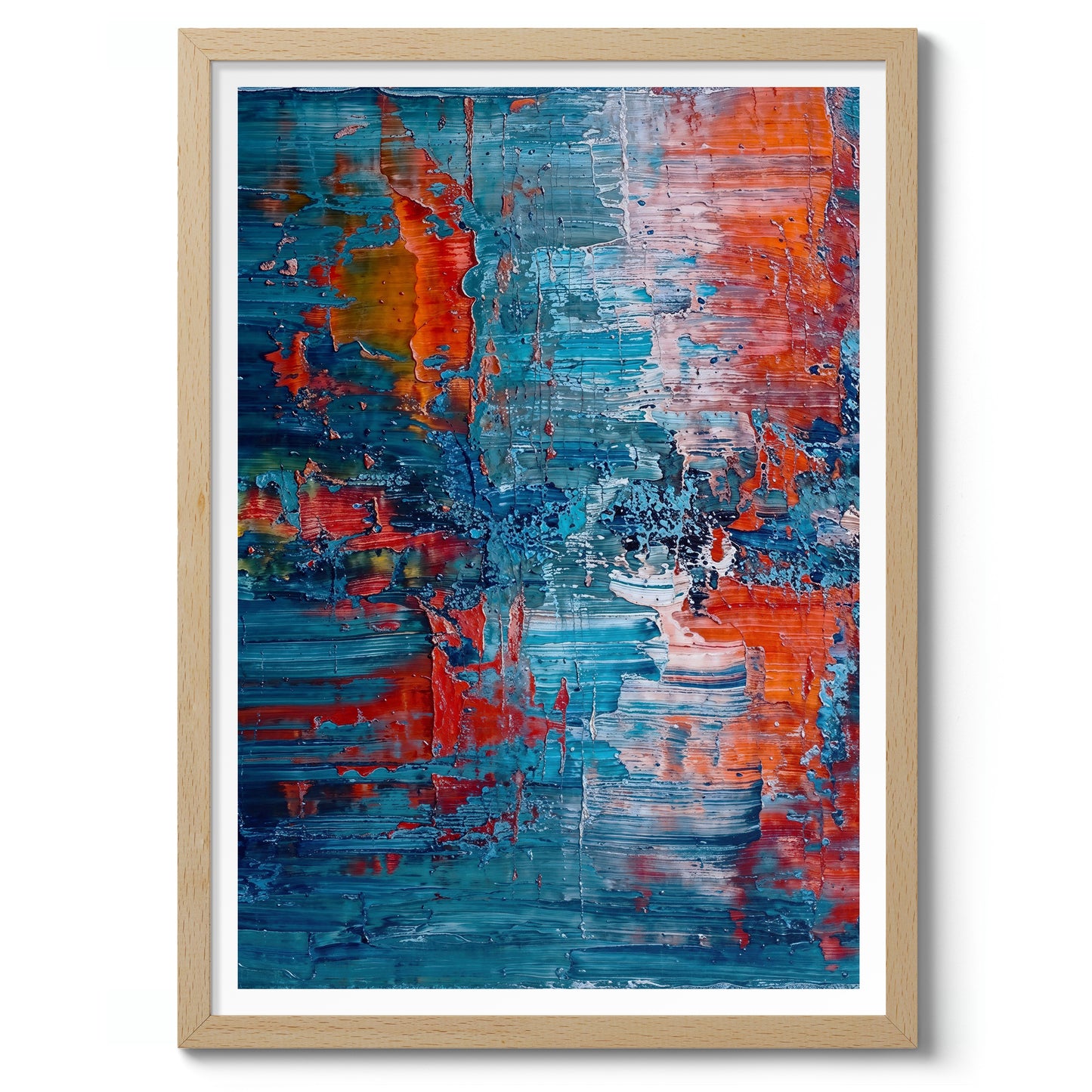 Warm & Cold Impasto, Portrait I