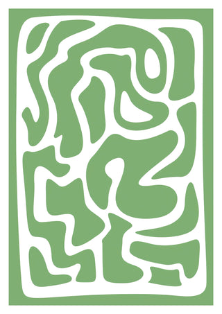 Sage Composition print