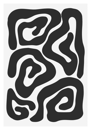 Abstract Spirals print