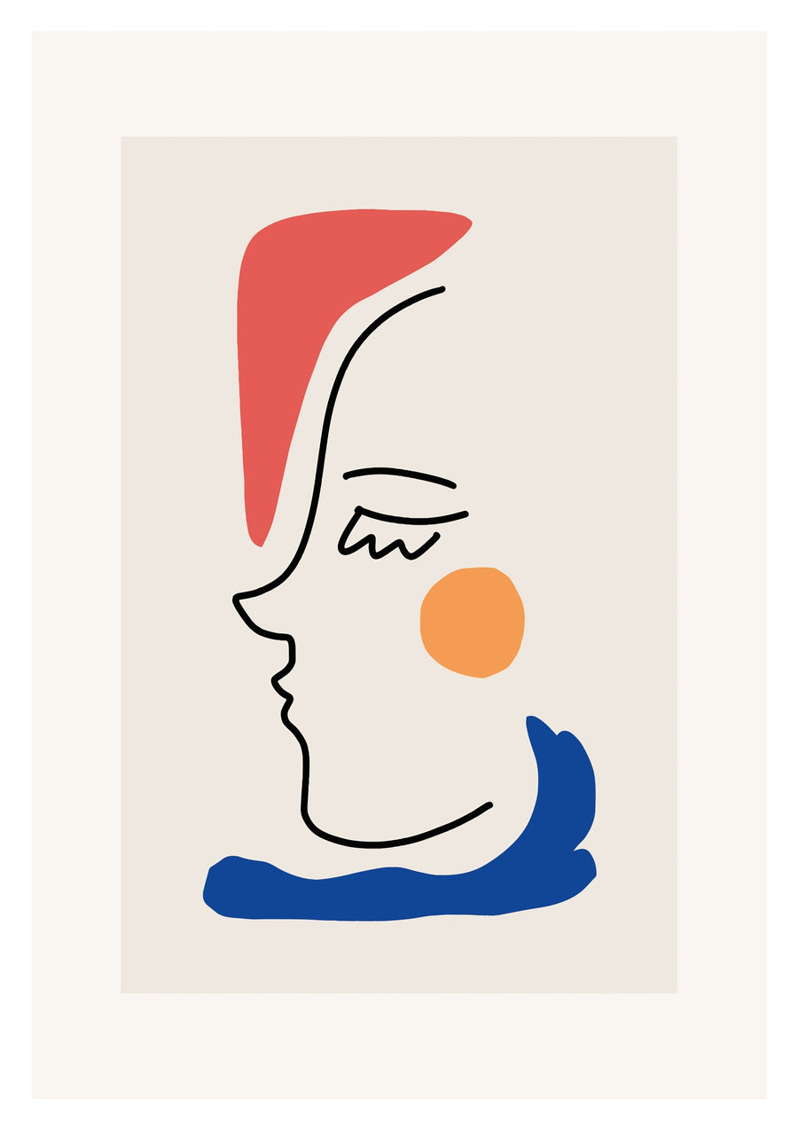 Profil gedreht - Print Only frame
