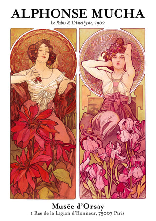 Le Rubis & L'Amethyste print