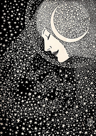 Lady of the Moon print