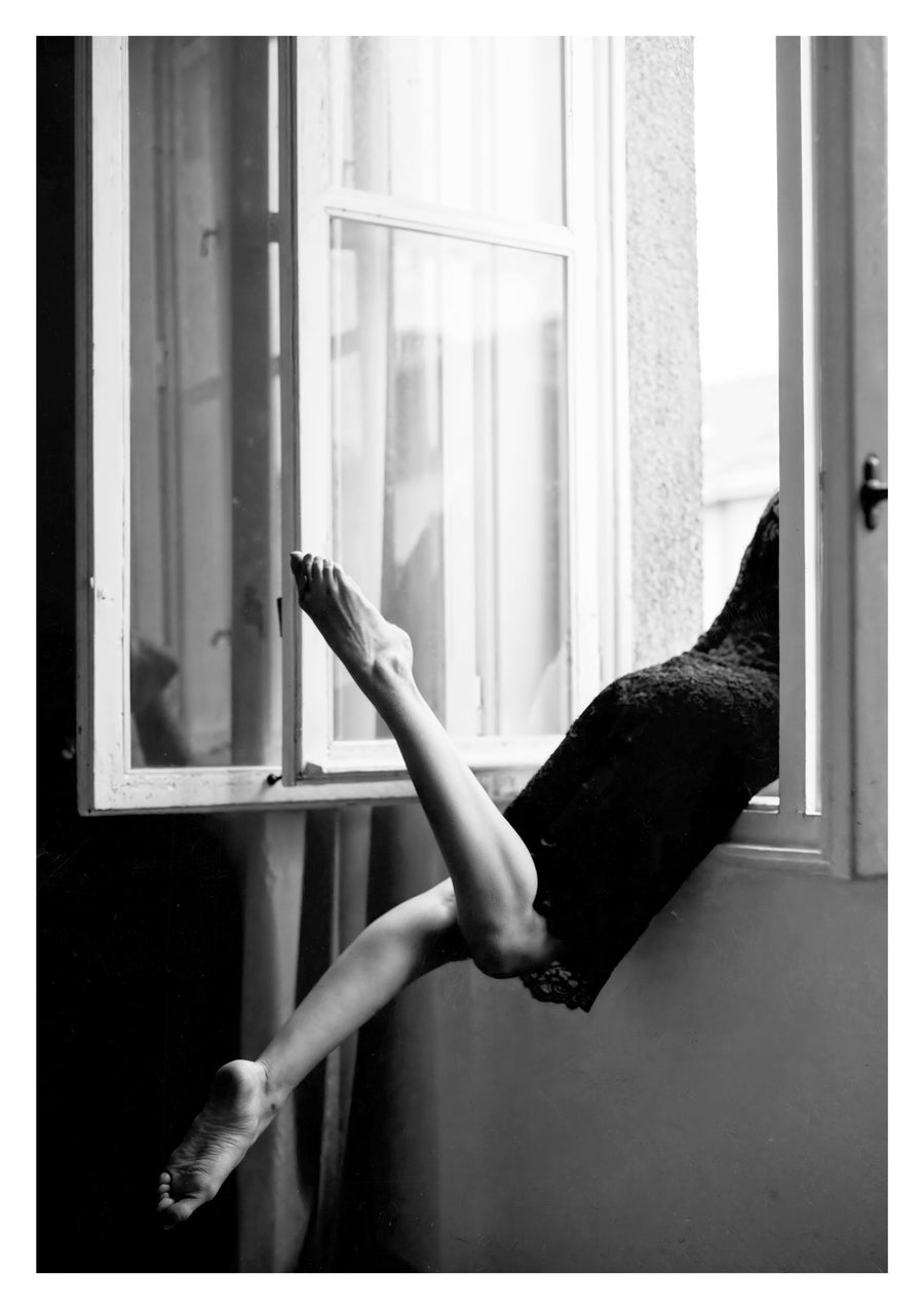 Fumer par la fenêtre - Print Only frame