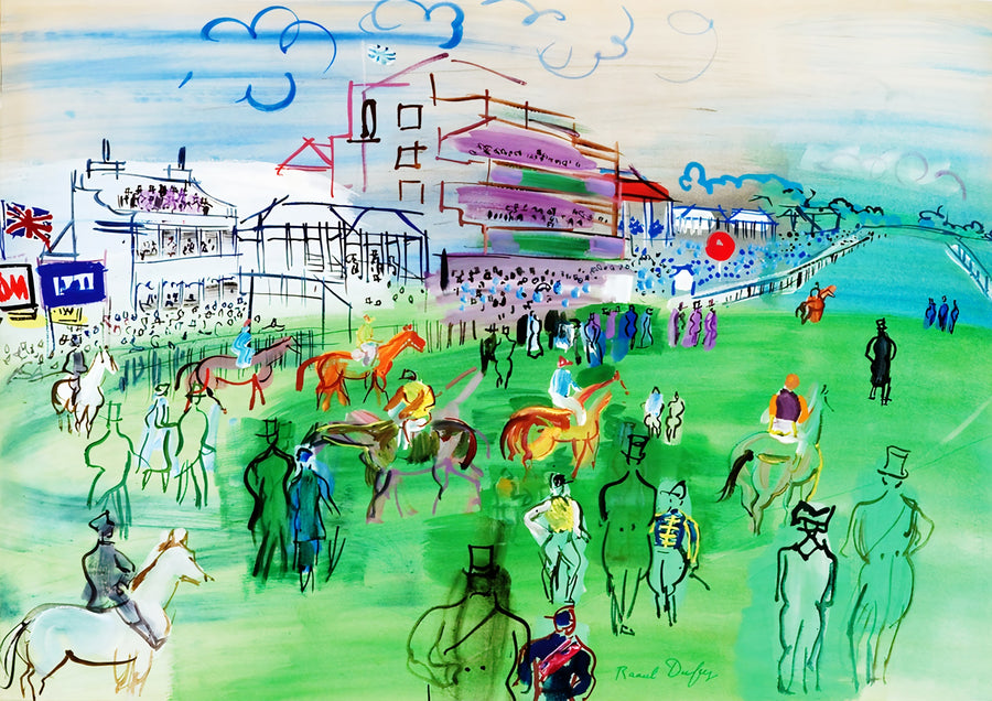 Epsom Races - Print Only frame