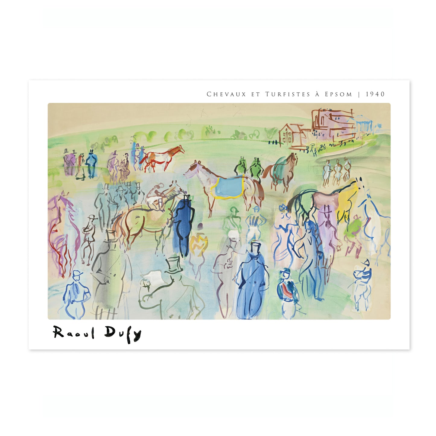 Chevaux et Turfistes a Epsom