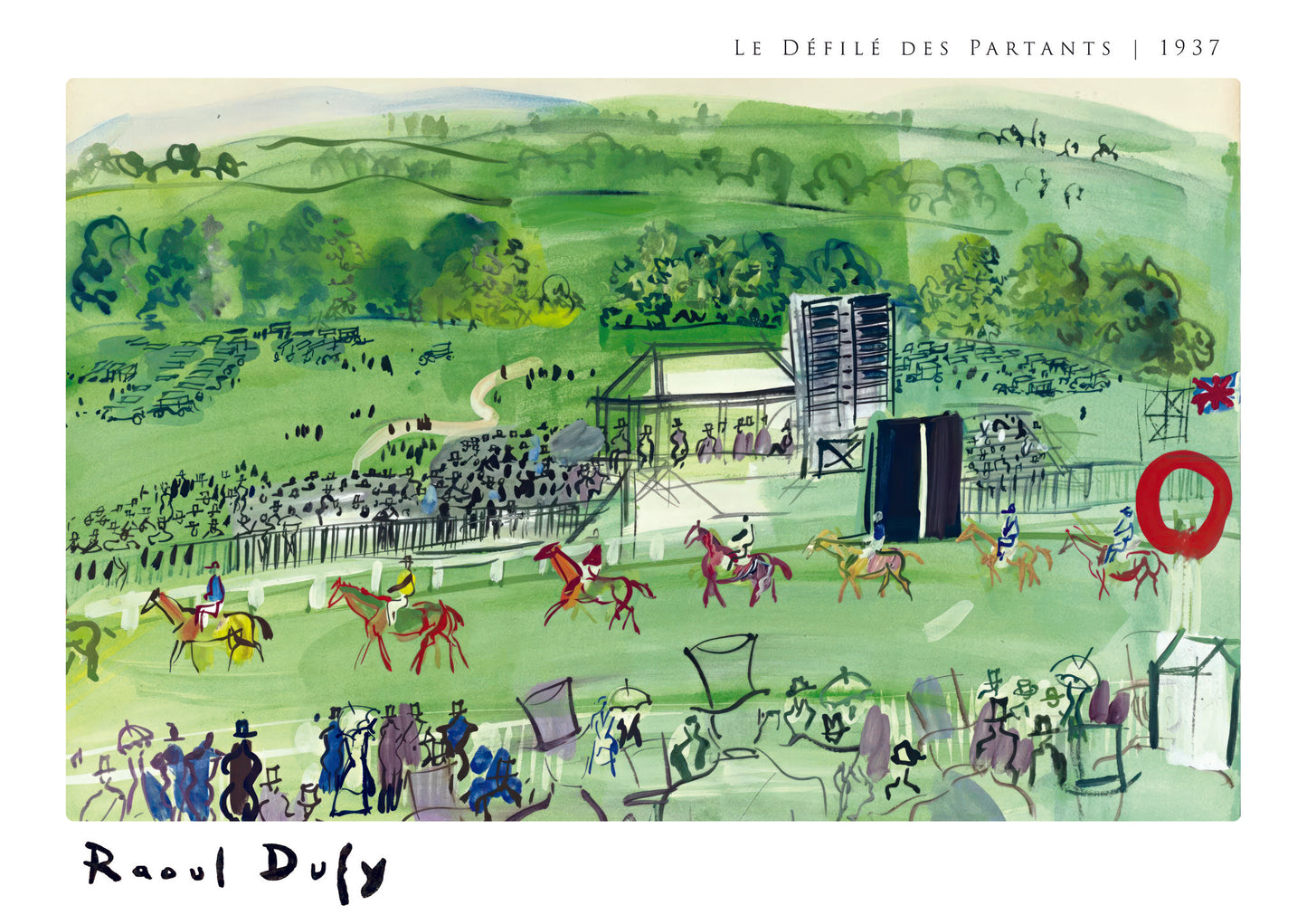 Epsom, le Défilé des Partants