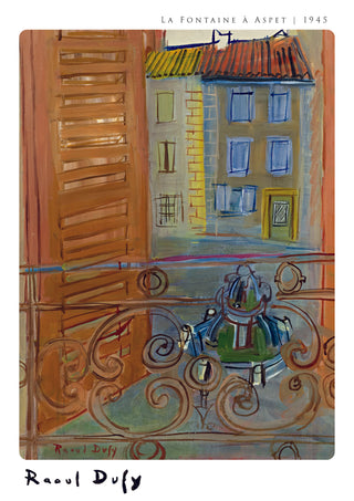 La Fontaine a Aspet print