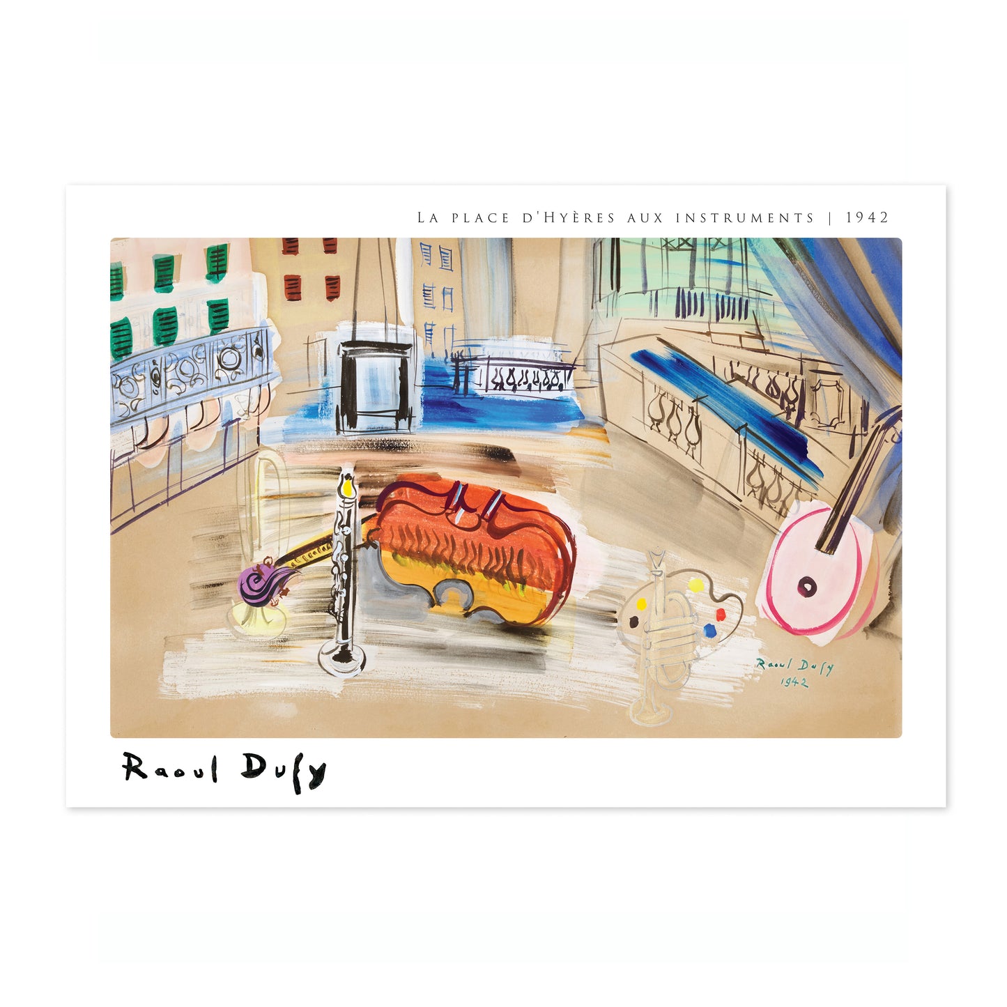 La place d'Hyères aux Instruments