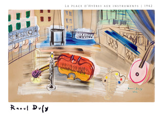 La place d'Hyères aux Instruments print