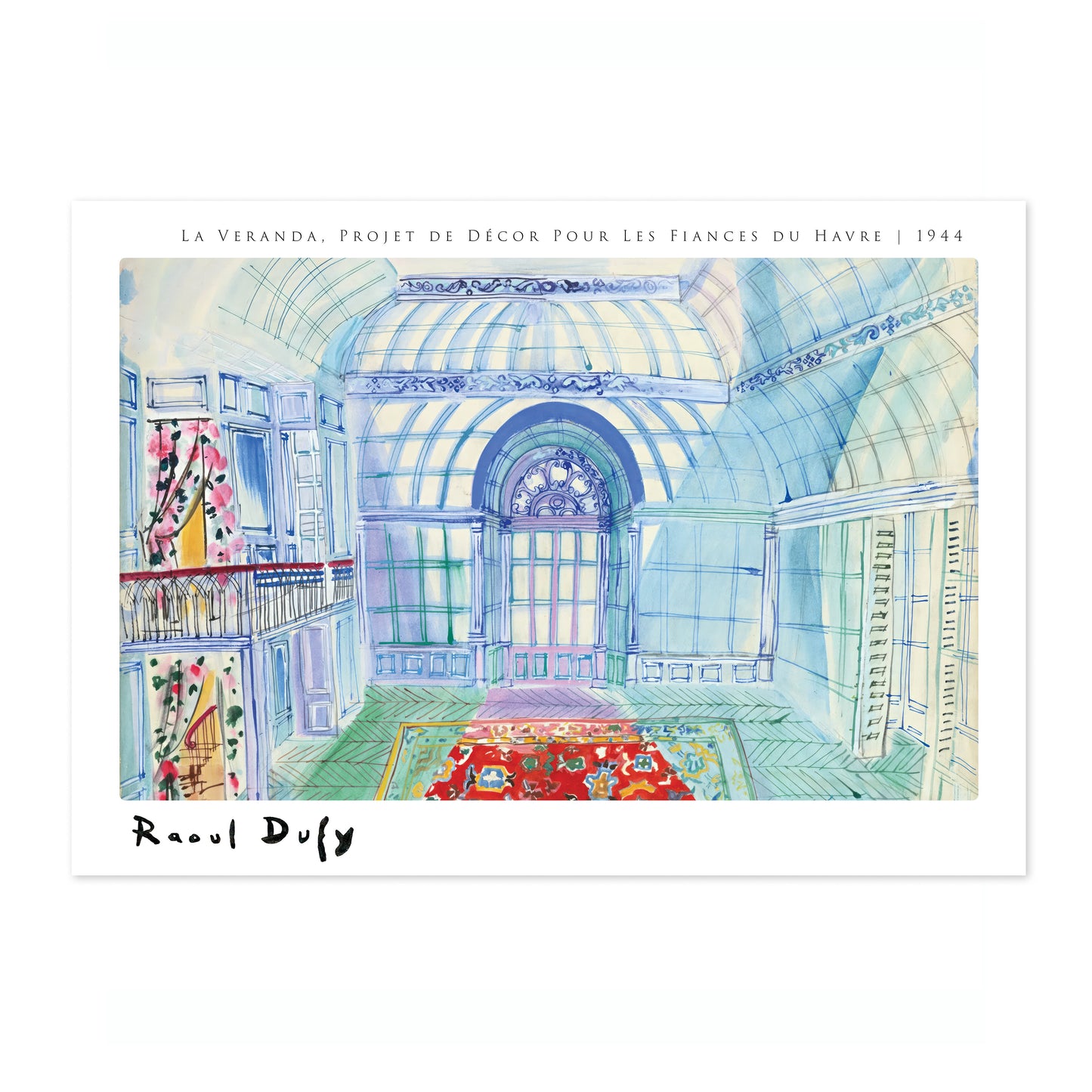 La Veranda, Projet de Decor Pour