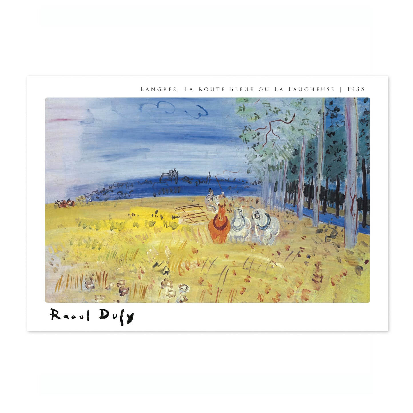 Langres, La Route Bleue ou La Faucheuse