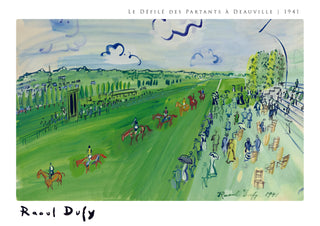 Le défilé des partants à Deauville print