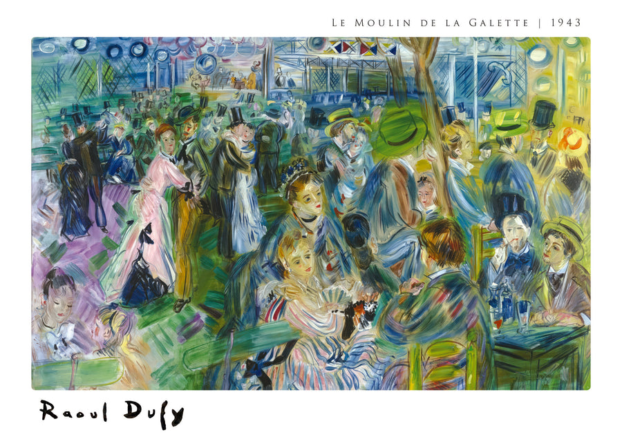 Moulin de la Galette - Print Only frame