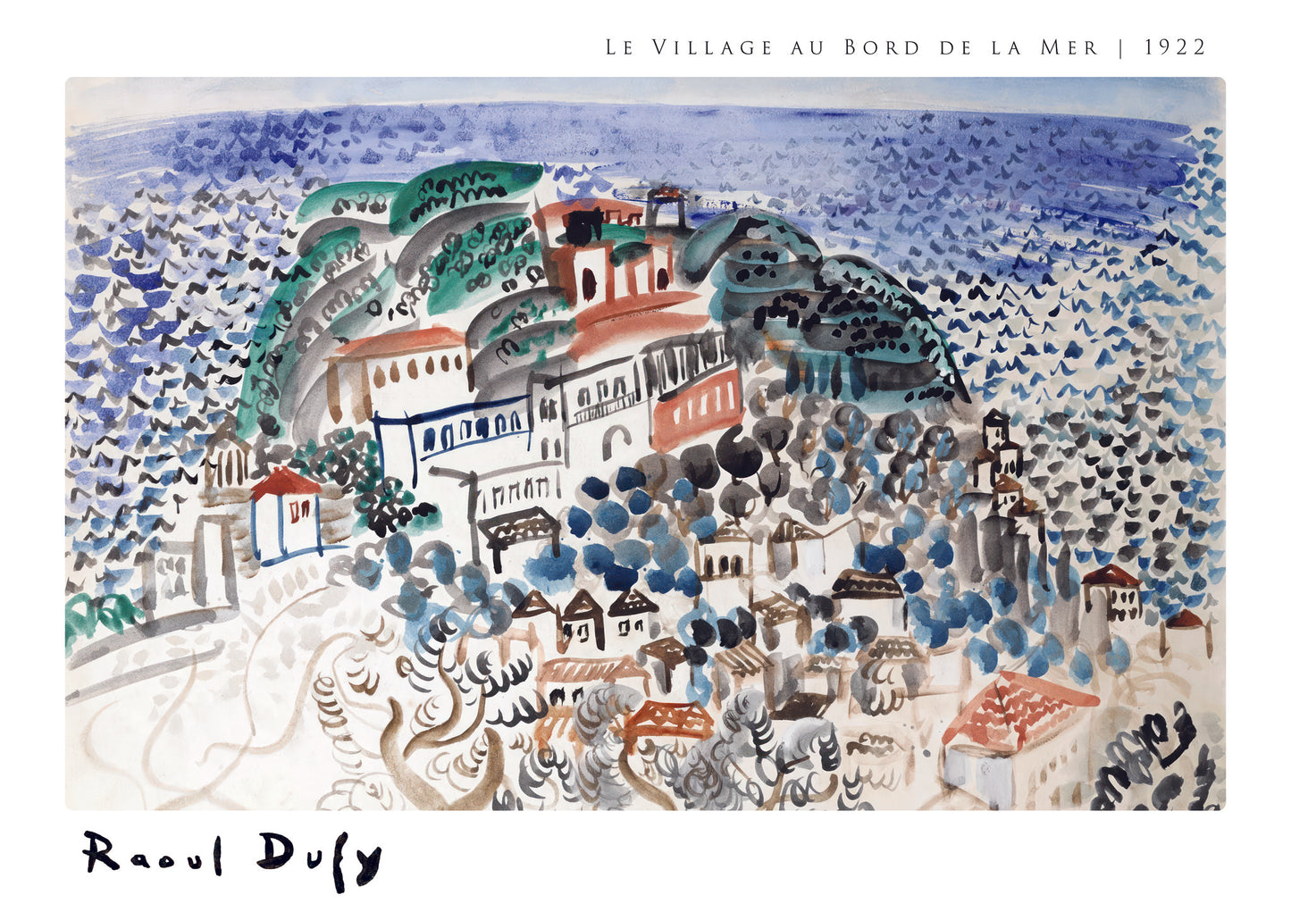 Le Village au Bord de la Mer