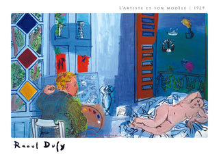 L’Artiste et son Modèle print