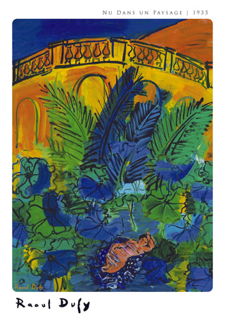 Nu Dans un Paysage print