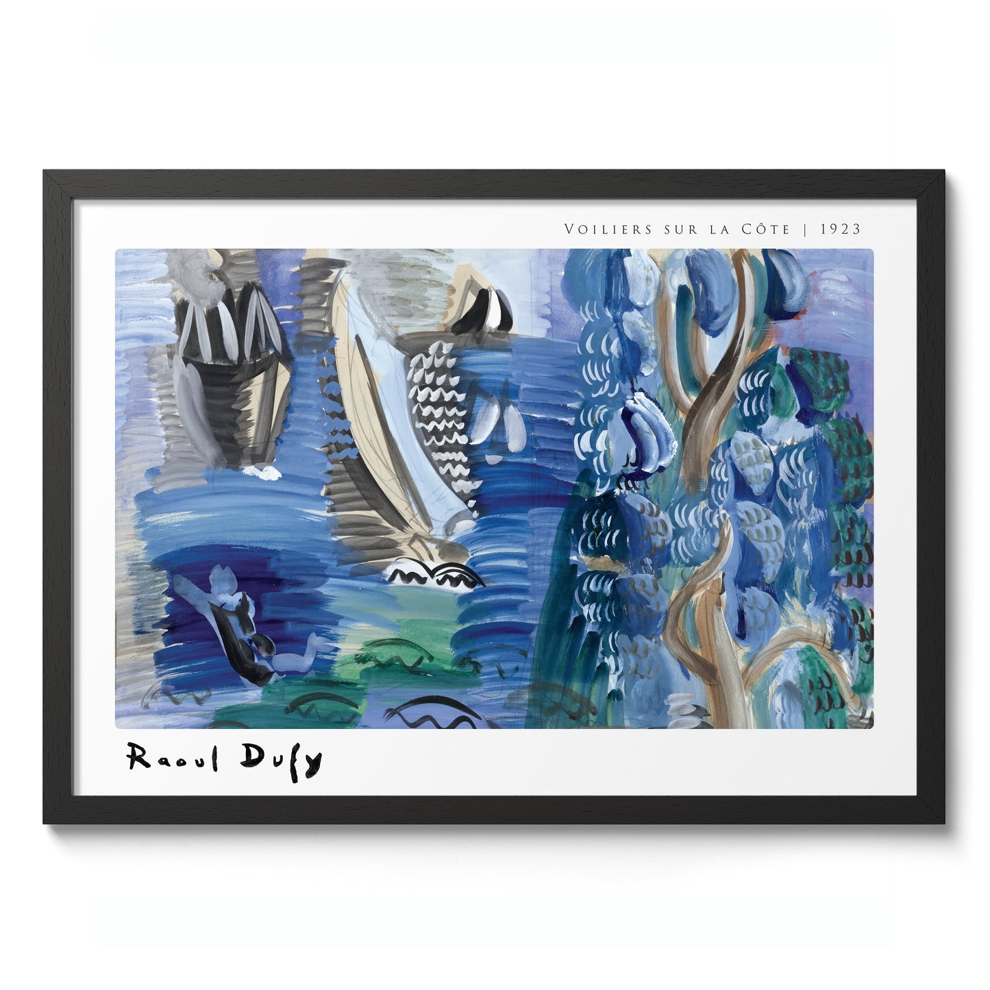 Voiliers sur la Côte