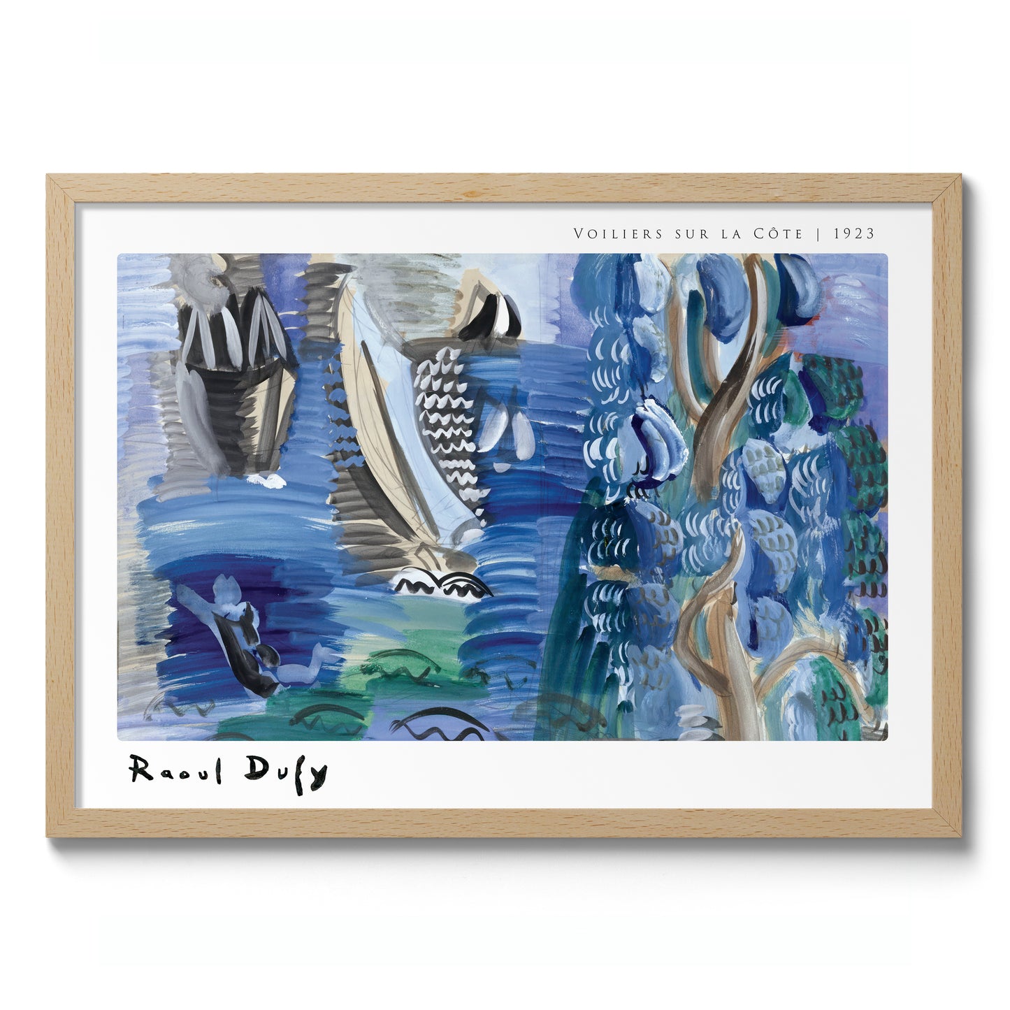 Voiliers sur la Côte