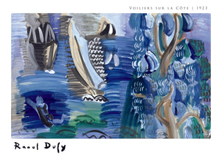 Voiliers sur la Côte print