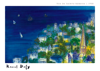 Vue de Sainte-Adresse print