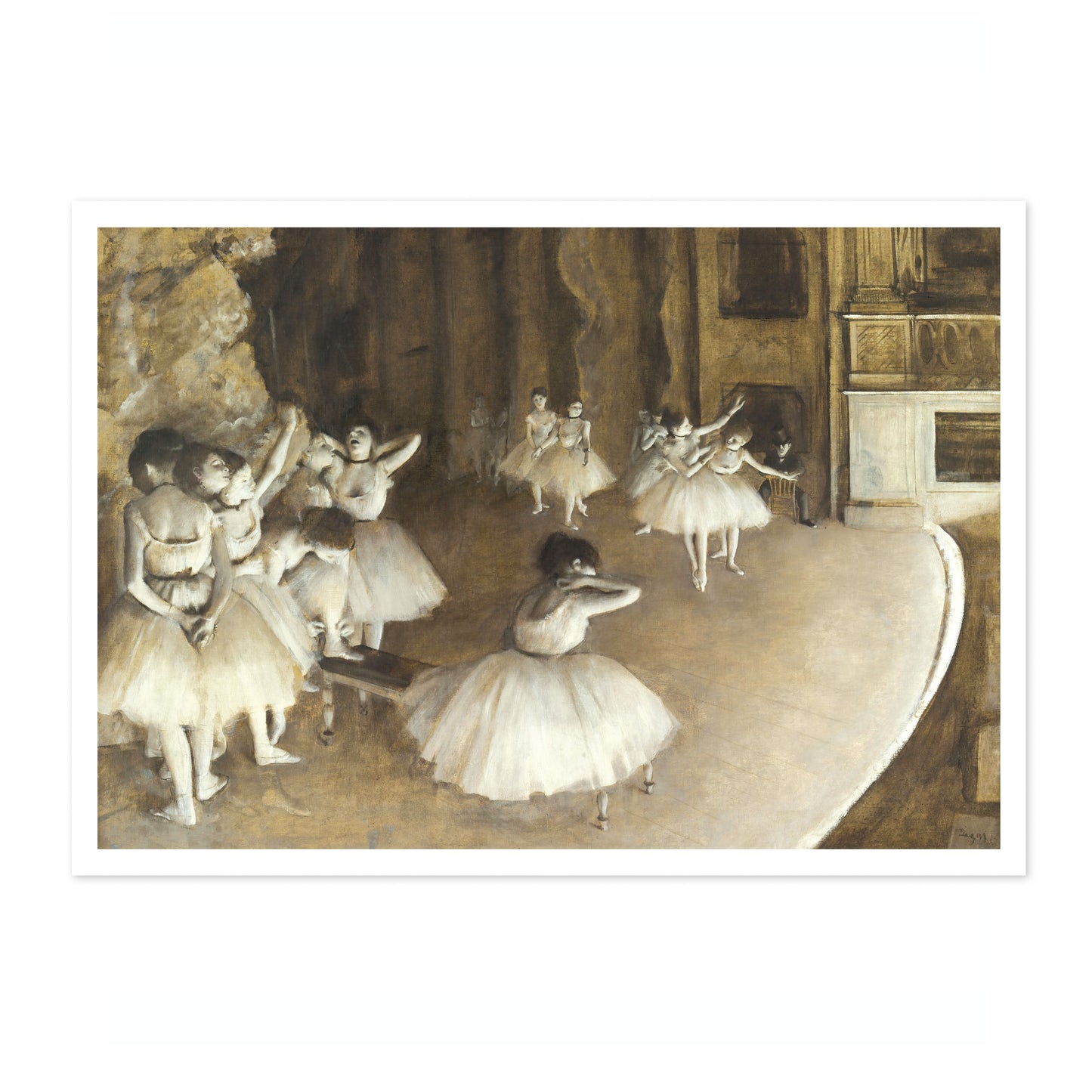 Balettrep på scenen