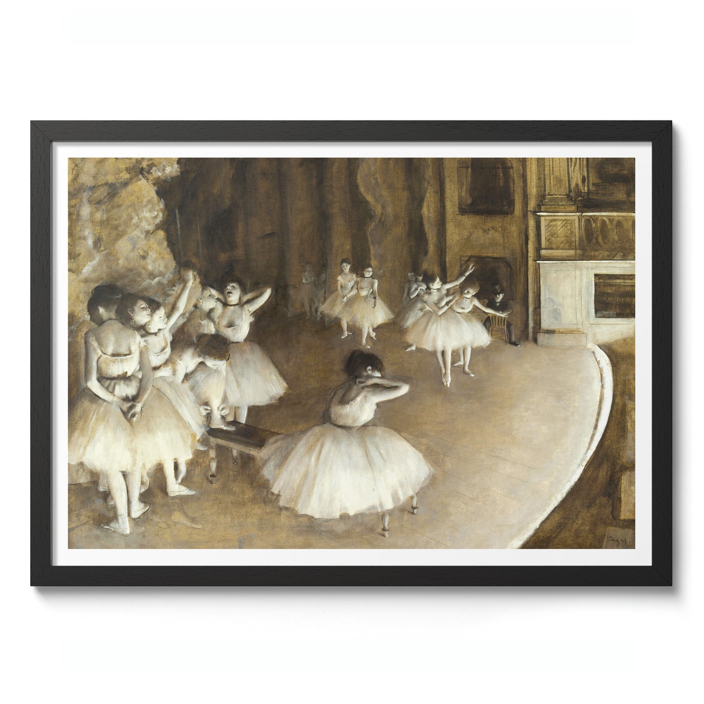 Balettrep på scenen