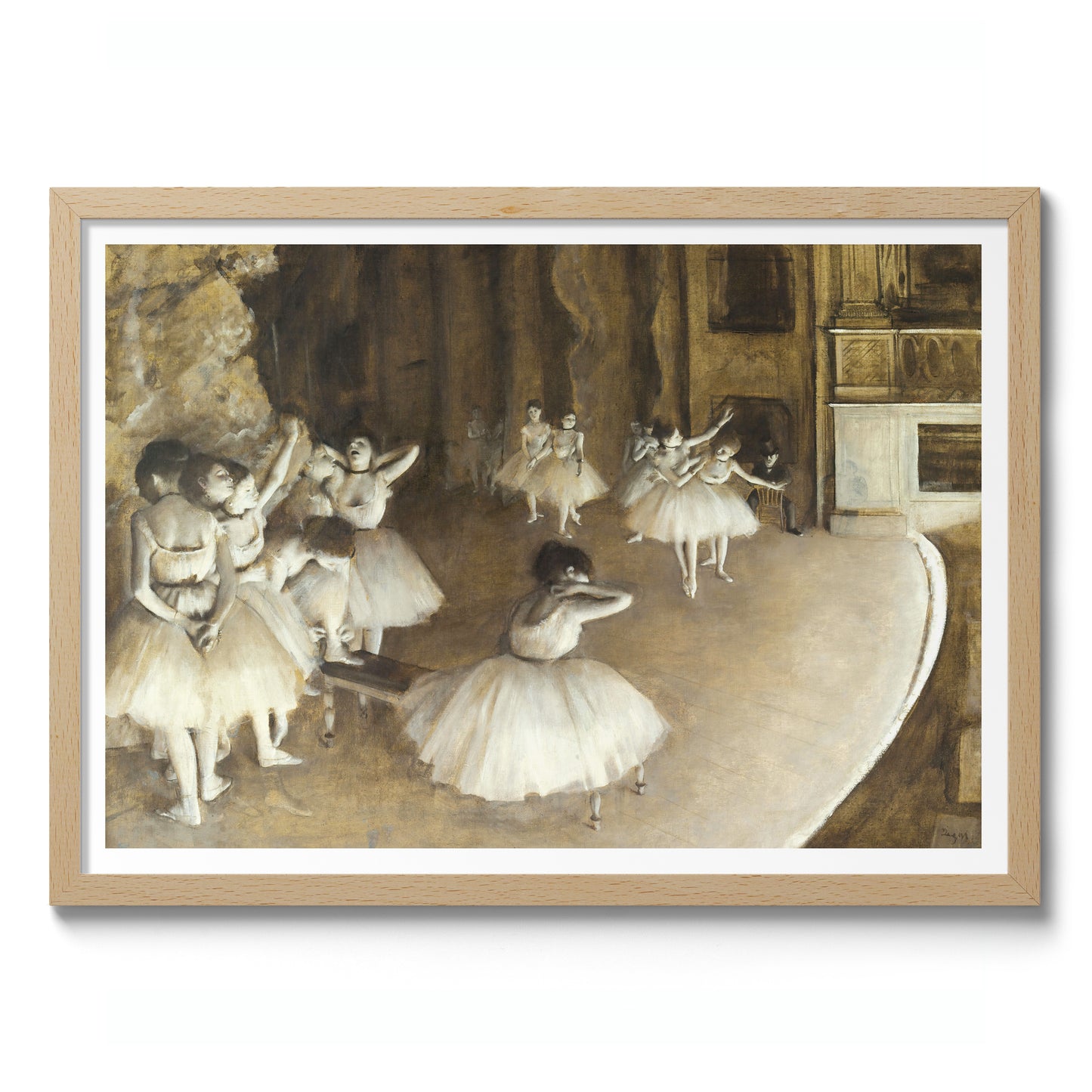 Balettrep på scenen