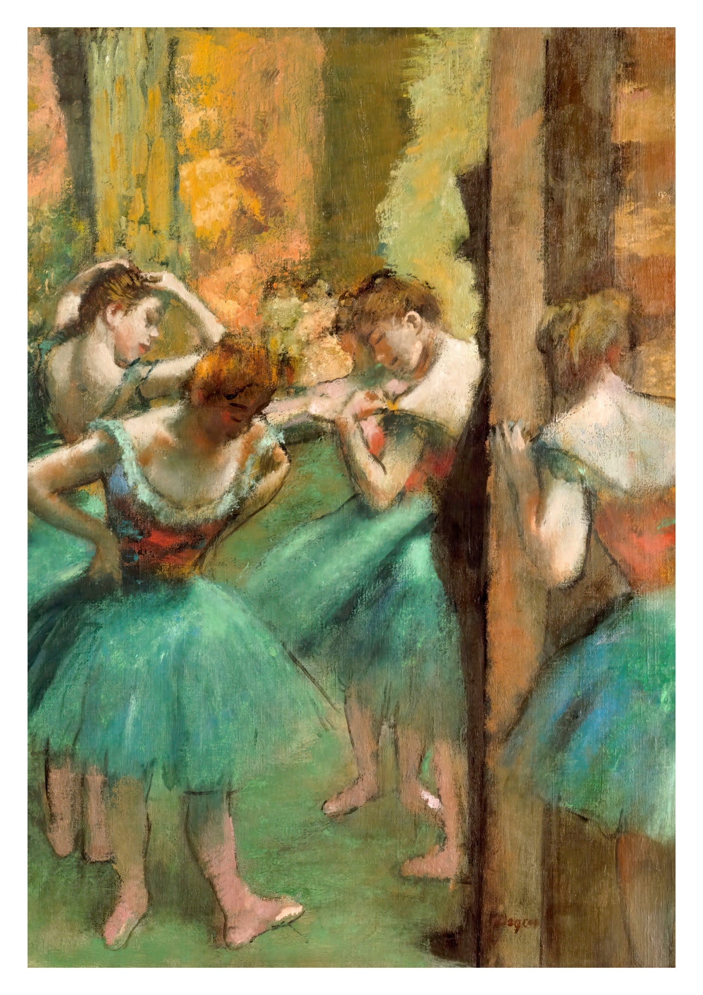 Dansare, Rosa och Grön