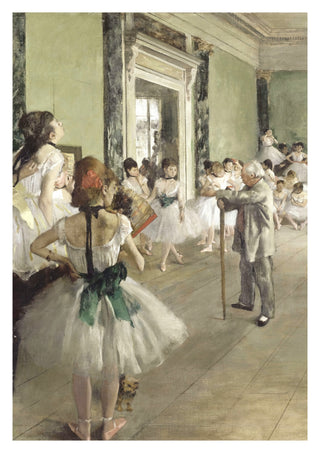 The Ballet Class print
