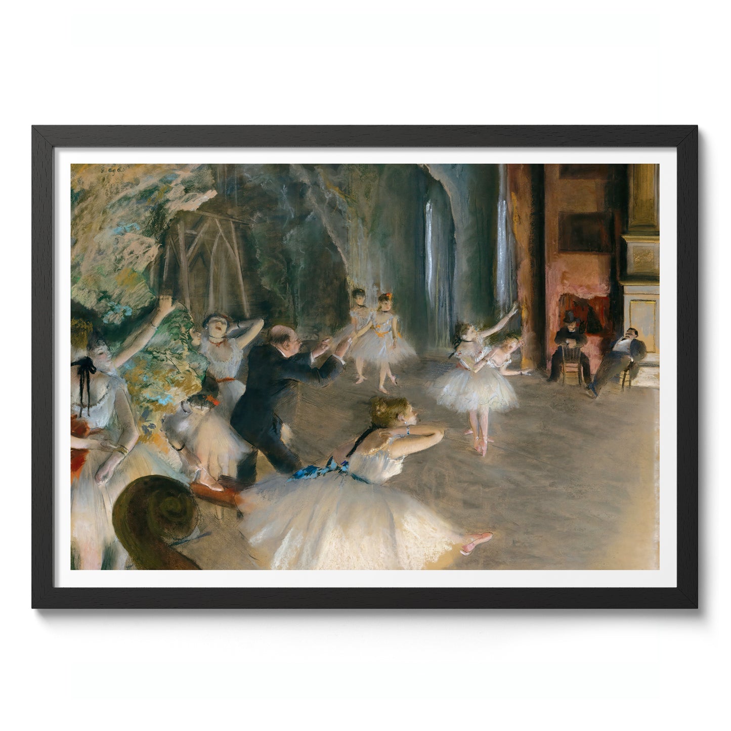 Die Probe auf der Bühne